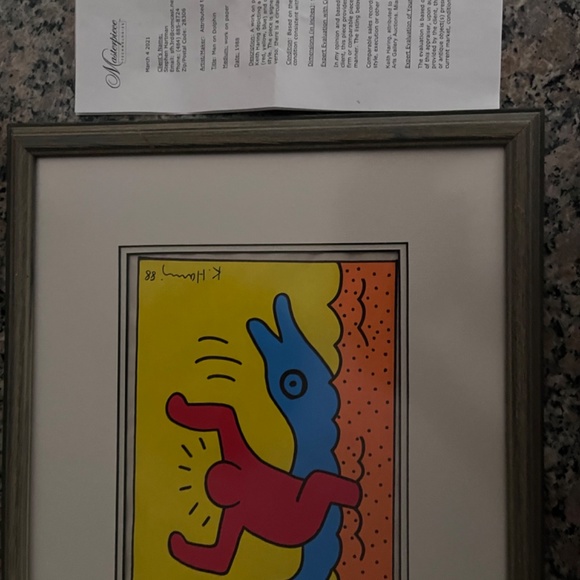 Keith Haring Litho with COA - Picture 7 of 7